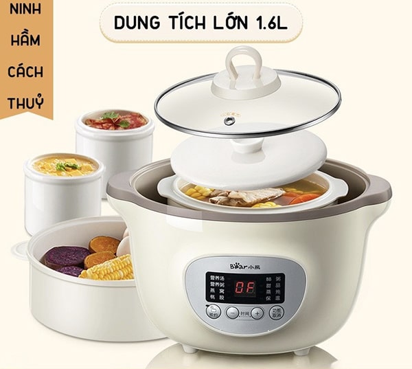 Dung tích nồi lớn, đa chức năng tích hợp trong một sản phẩm giúp tạo ra bữa ăn dinh dưỡng trọn vẹn nhất