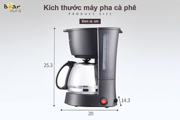 Máy pha cà phê gia đình nhỏ gọn sẽ tăng giá trị thẩm mỹ cho phòng bếp